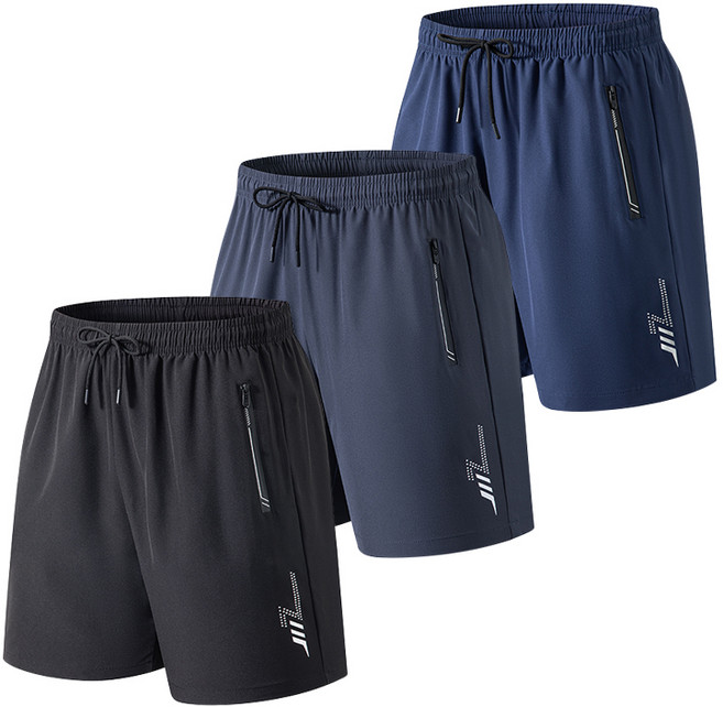 남자 반바지 여름용 3장 세트 아이스스판 밴딩 캐주얼 골프 트레이닝반바지TANLZ-2602