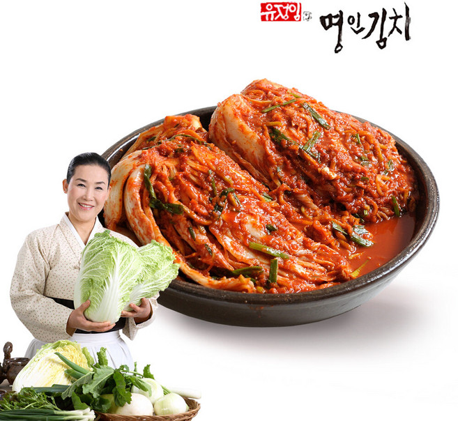 [식품명인 유정임] 포기김치 5kg, 1개