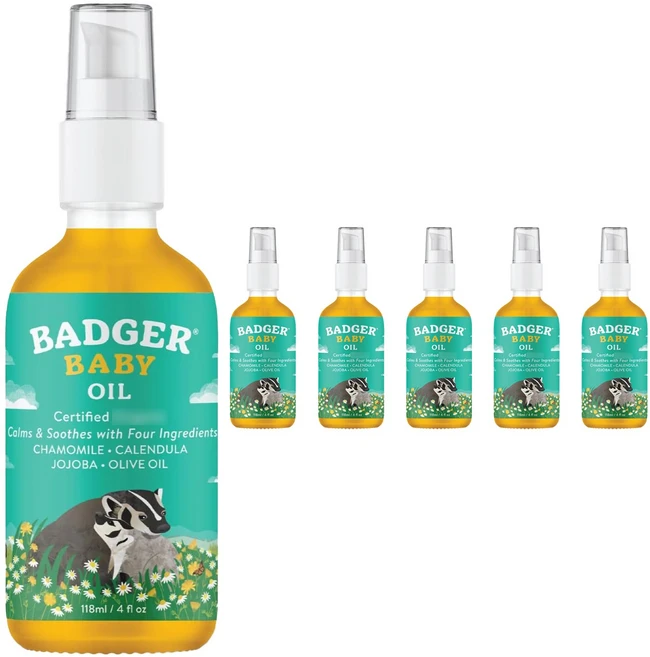 뱃저 어린이 캐모마일 카렌듈라 호호바 올리브 오일, 118ml, 6개 - 쿠팡