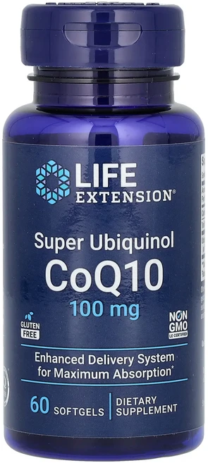 새해 첫좋은선물 Life Extension 슈퍼 유비퀴놀 CoQ10 100mg 소프트젤 60정 제대로 할인합니다, LifeExtension슈퍼유비퀴놀CoQ10100mg소, 1개 - 쿠팡