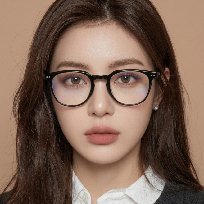 블루라이트 차단 안경 뿔테 자외선 차단 안경