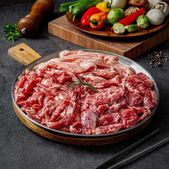 고기는 고기고 구이용 가성비구성 항정살+뒷고기모듬, 1개, 800g