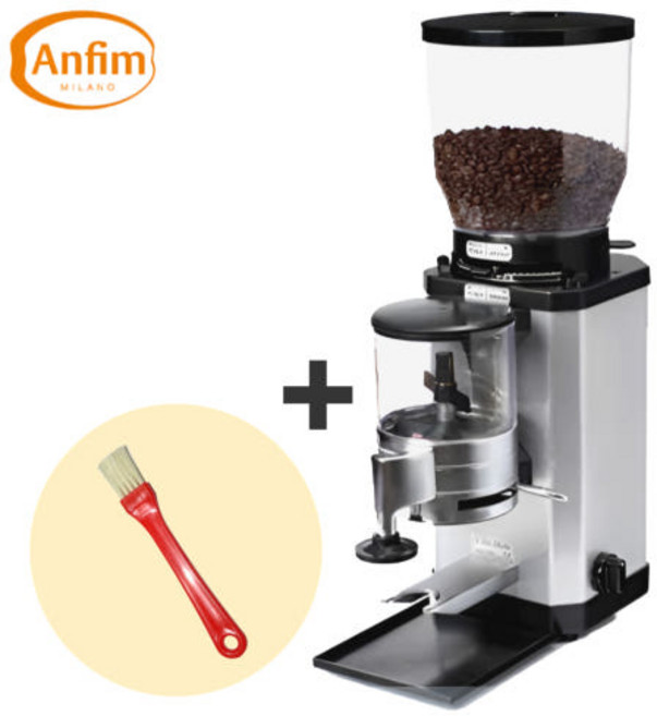 안핌 카이마노 수동 그라인더 카페 업소용 반자동 64mm, 탬퍼 없는 기존 모델, 블랙