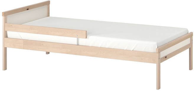 이케아 SNIGLAR 스니글라르 침대프레임+갈빗살 자작나무 70x160 cm 496.149.36