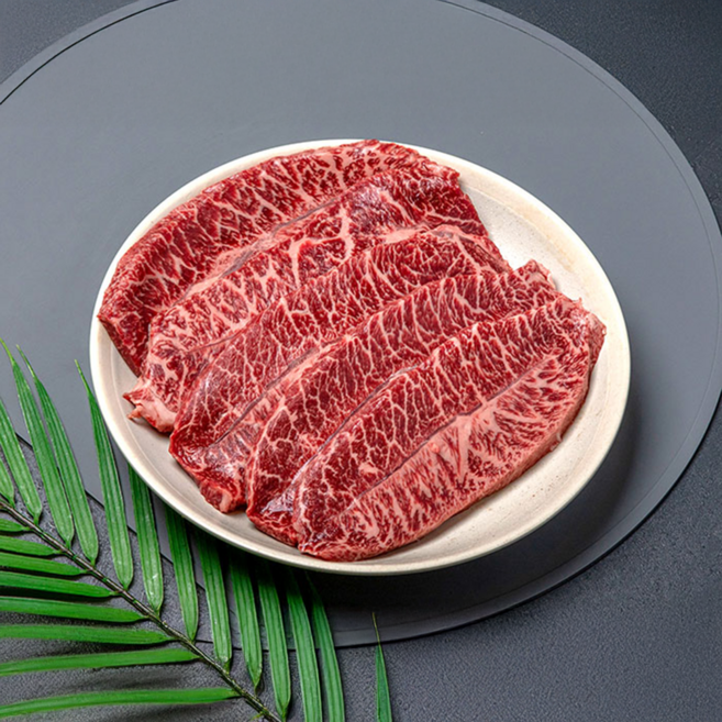 [투뿔한우] 1++등급 프리미엄 구이용 골라담기 세트, 1개, 부채살(200g)