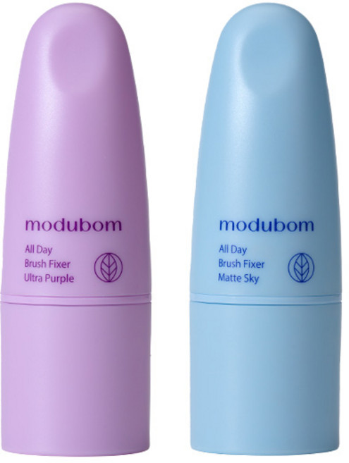 모두봄 브러시 헤어픽서 세트 (매트스카이&울트라퍼플), 2개, 7ml