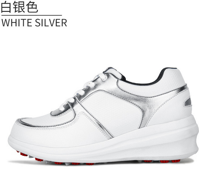 PGM 키높이 5cm 스파이크 골프화 여성 웨지힐 225-245mm