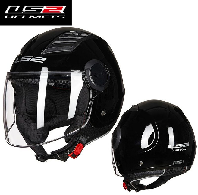 빅사이즈헬멧 대형 오버사이즈 오토바이헬멧 여름용 여름 반모 하이바, 1개, 블랙 A