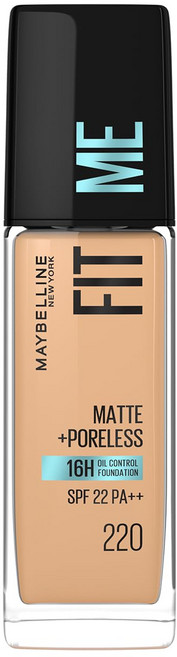 Maybelline Maybelline New York Fit Me Matte Liquid Foundation 30 ml, 220 Natural Beige with SPF 22