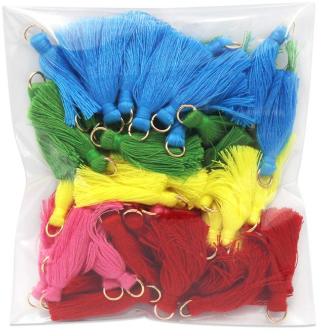 미니 태슬 수술, 50개, 혼합