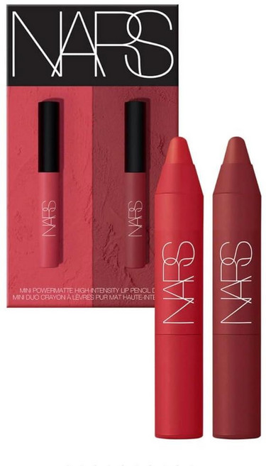 NARS NARS38 미니 파워 매트 고강도 립 펜슬 듀오 - 크루엘라 앤 드래곤 걸
