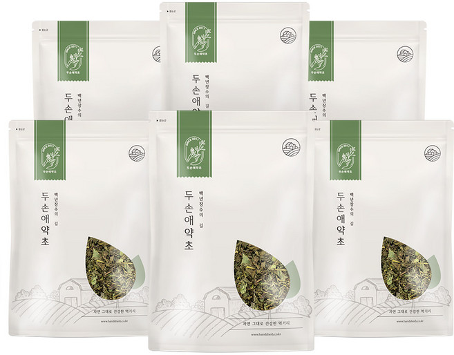 두손애약초 국산 말린 박하 건조 박하잎 차 허브차, 300g, 6개