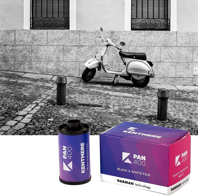 [내일도착보장] 켄트미어 흑백필름 400 35mm 24컷, 1개, 400-24