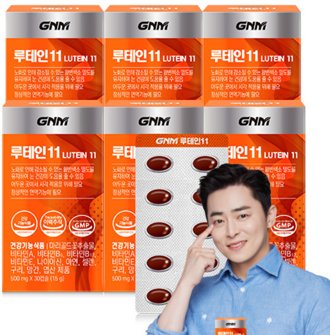 GNM자연의품격 루테인11, 30정, 6개
