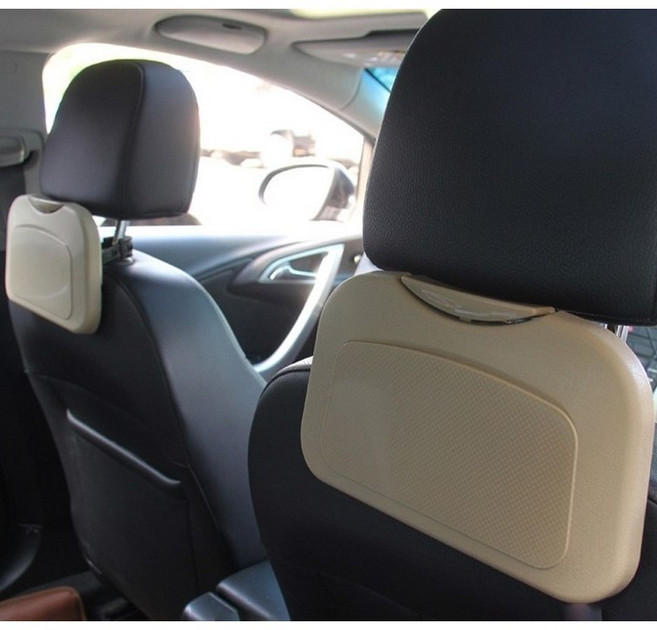 자동차 차량 뒷자리 식탁 음료 다과 테이블 선반, 상세페이지 참조, 1개