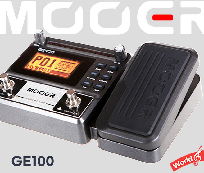 무어 일렉 기타 멀티 이펙터 오디오 GE100 전자기타 앰프 mooer, 1개