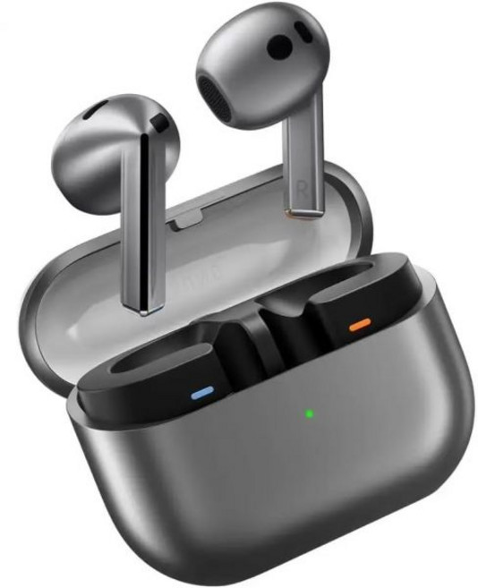 이어버드 헤드폰 블루투스 오픈형 삼성 갤럭시 버즈 3 AI 트루 와이어리스 사운드 최적화 실시간 인터프리터 노이즈 캔슬링 재설계된 핏 터치 컨트롤 라틴 아메리카 버전 실버 리퍼, 삼성 갤럭시 버즈 3 트루 와이어리스 블루투스 이어버드