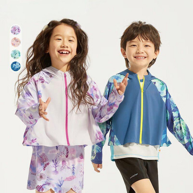 썬쉴드 키즈 후드커버업 자외선 차단 아우터 UPF 50+