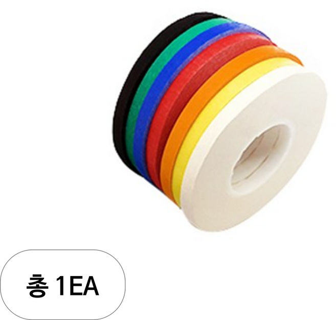 아트메이트 라인테이프 그래픽 7종 CP4.0-7 4.0mm, 혼합 색상, 1세트