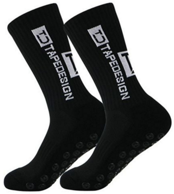 논슬립 축구 양말 기능성 축구용 풋살 논슬립 스포츠 양말 러닝 성인 폴리에스테르 트레이닝 운동용 자전거, 블랙_FREE(245-275), 블랙, 1개