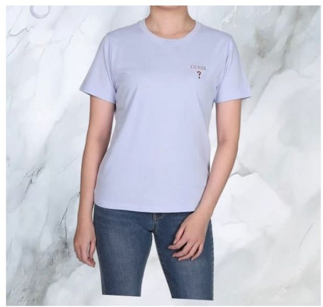 게스 여성 미니 무테삼각로고 크루넥 반팔티 RP2K04C2 438652