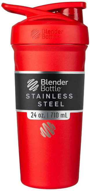 블렌더보틀 스트라다 슬릭 스테인레스 보틀 740ml 라벤더 옴브레, Red, 1개