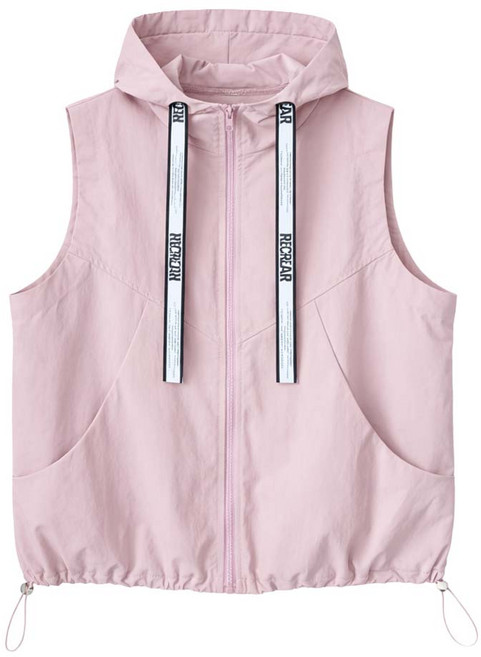 레크레아 여성 골프 아노락 후드집업 조끼 바람막이 베스트 골프웨어 집업조끼