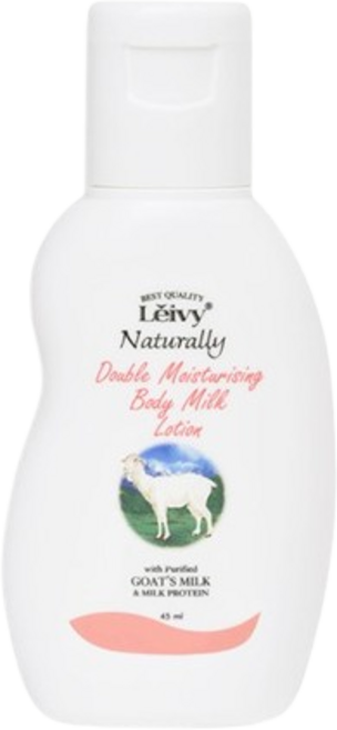 Leivy 산양유 바디로션 플로럴 코튼향, 45ml, 2개