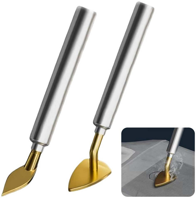 루베이 납땜 인두기 헤드 세트 고열전도 구리헤드 정밀 납땜 다양한 작업 환경 대응 핸드메이드/수리/공예, 2개, A