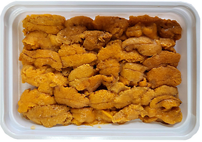 칠레산 프리미엄 급냉 성게알 우니, 10개, 100g 도시락형