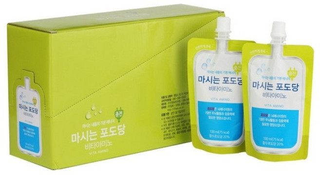 일화 마시는 포도당 비타아미노 마시는수액 아미노산 에너지 비타민, 100ml, 8개
