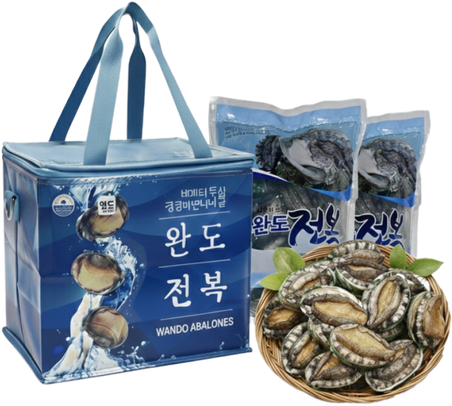 친절한이서방 완도 전복 선물세트 직거래, 8호(대)11-13미(선물포장) 1kg, 1세트