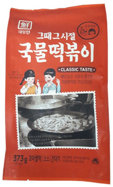 대림선 그때 그 시절 국물떡볶이, 373g, 100개