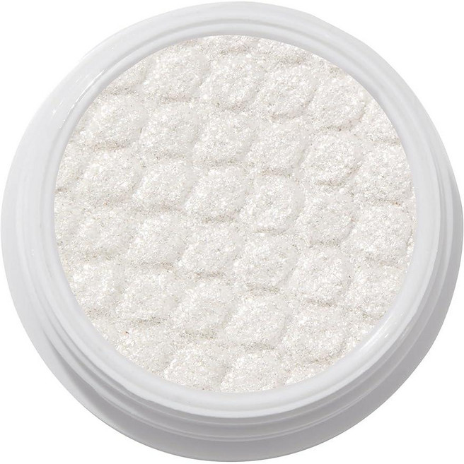ColourPop Super Shock Shadow - 하이 피그먼트 크림 파우더 아이 메이크업 - 최소한의 폴아웃과 독특한 탄력 텍스처의 싱글 글리터 아이섀도우 - 메탈릭, 태슬 - 메탈릭 아이스 화이트, 1개