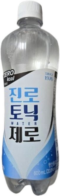 하이트진로 진로 토닉워터 제로, 600ml, 3개
