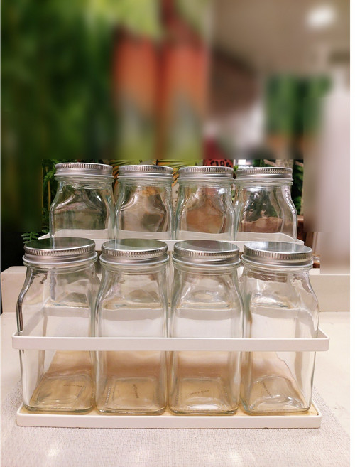 모던하우스 WOW 깔끔양념병 8P 랙세트(스티커포함), 1개, 사진참조, 양념병 8P