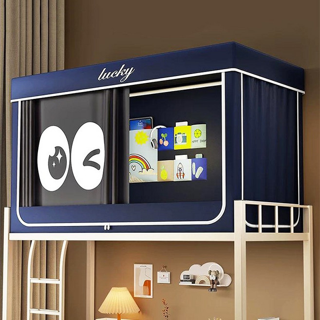 방일 싱글침대 일체형 5면 암막텐트 모기장, DYJ