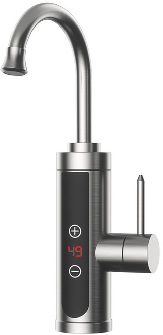 Onebei 순간 온수기 전기 수도꼭지 예열없이 빠른온수 물히터 주방 싱크대 욕실 급속가열 효율좋은 전기 온수야 수도꼭지, 1개