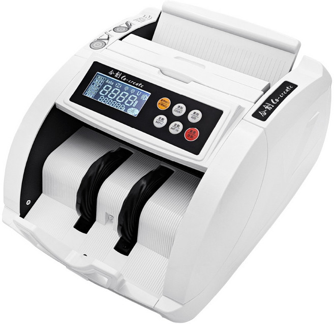 Co-create 合創 Mo-5288 旗艦型點鈔機 時尚雪花白, 1個, Mo-5288 旗艦型｜外顯+防塵套