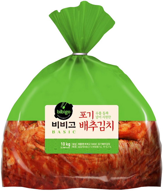 비비고 포기 배추김치, 10kg, 1개