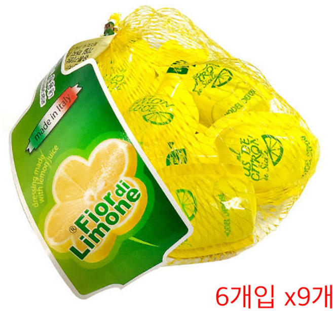 피오디 캡슐 레몬즙 8ml 6입 x9개 레몬수 칵테일