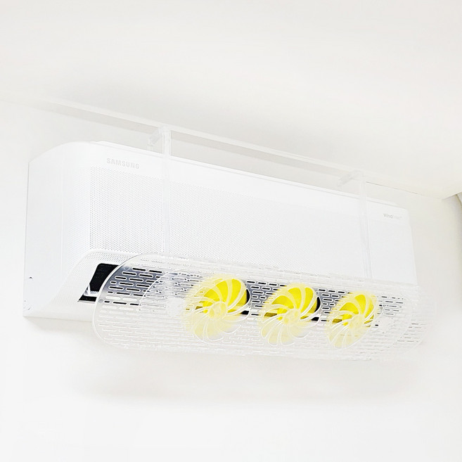 아이홈즈 벽걸이에어컨 바람막이 무동력팬 무풍 에어컨 가드, 1개