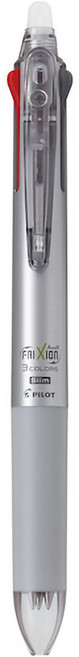 PILOT 百樂 三色魔擦筆 LKFBS-60EF UF 0.5mm 按鍵式可擦拭, 1個, 灰色0.5mm(三色)