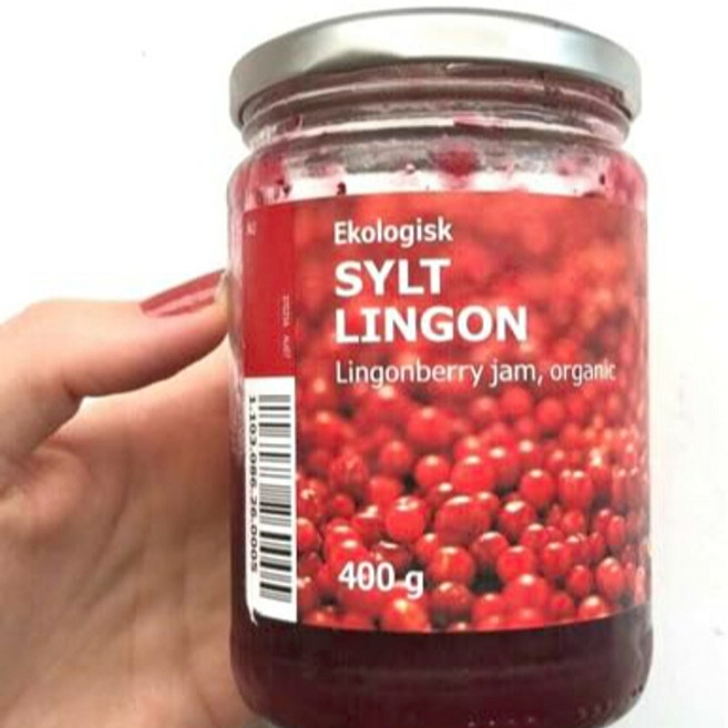 이케아 스웨덴 링곤베리 잼 400g, 1