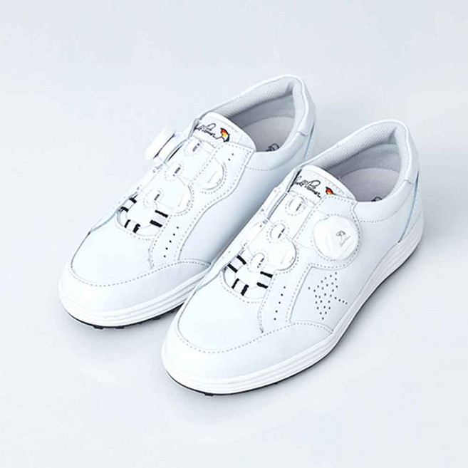 아놀드파마 여성용 소가죽 다이얼 스파이크리스 골프화 국내산