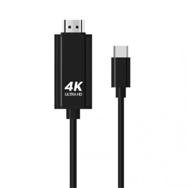 C타입 미러링케이블 HDMI케이블 S22 S21 20 갤럭시9 10 노트20 노트10 A90 5G 폴드 아이폰 8핀 XS XR 11, 아이폰 8핀 미러링 HDMI케이블-레드