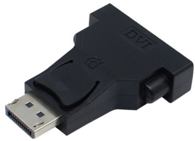 넥시 DP to DVI D 모니터 노트북 변환 젠더, NX-DPDV-G, 1개