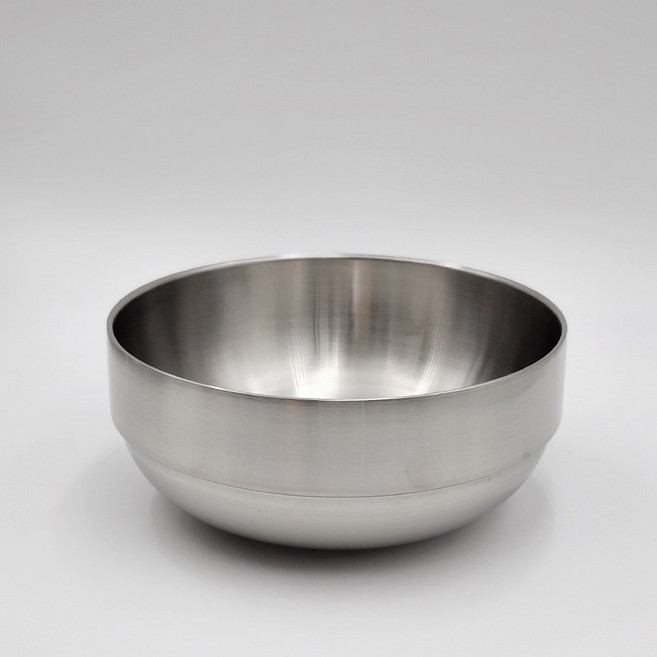 국산 태화 스텐 27종 스테인레스 304 고급 이중 단냉면기 국 그릇 면기 대접, 소, 1개