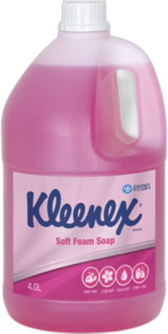 온통 YEAH 핸드워시 폼 솝 그린플로럴향 풍성한거품 손세정제 기분좋은향기 핸드워시버블, 4000ml, 1개