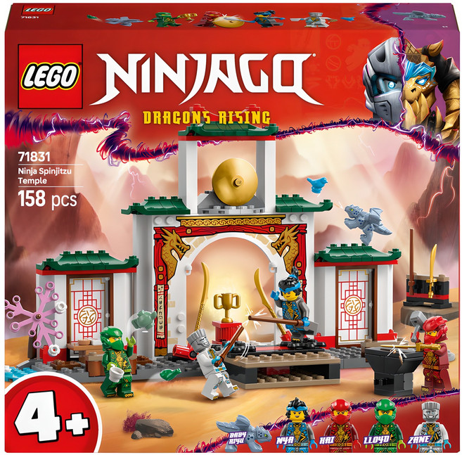 레고 닌자고 닌자 스핀짓주 사원 71831, 혼합색상, 1개